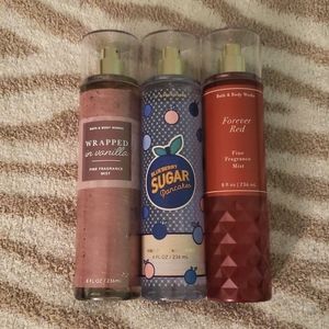 Bath and Body Works Fragrance Mist Bundle
